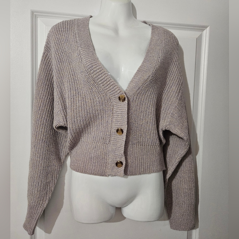 NWOT Garage Knit Button-Up Cardigan